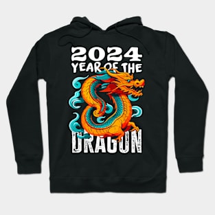 Chinese Lunar New Year of The Dragon 2024 - Happy New Year 2024 Hoodie